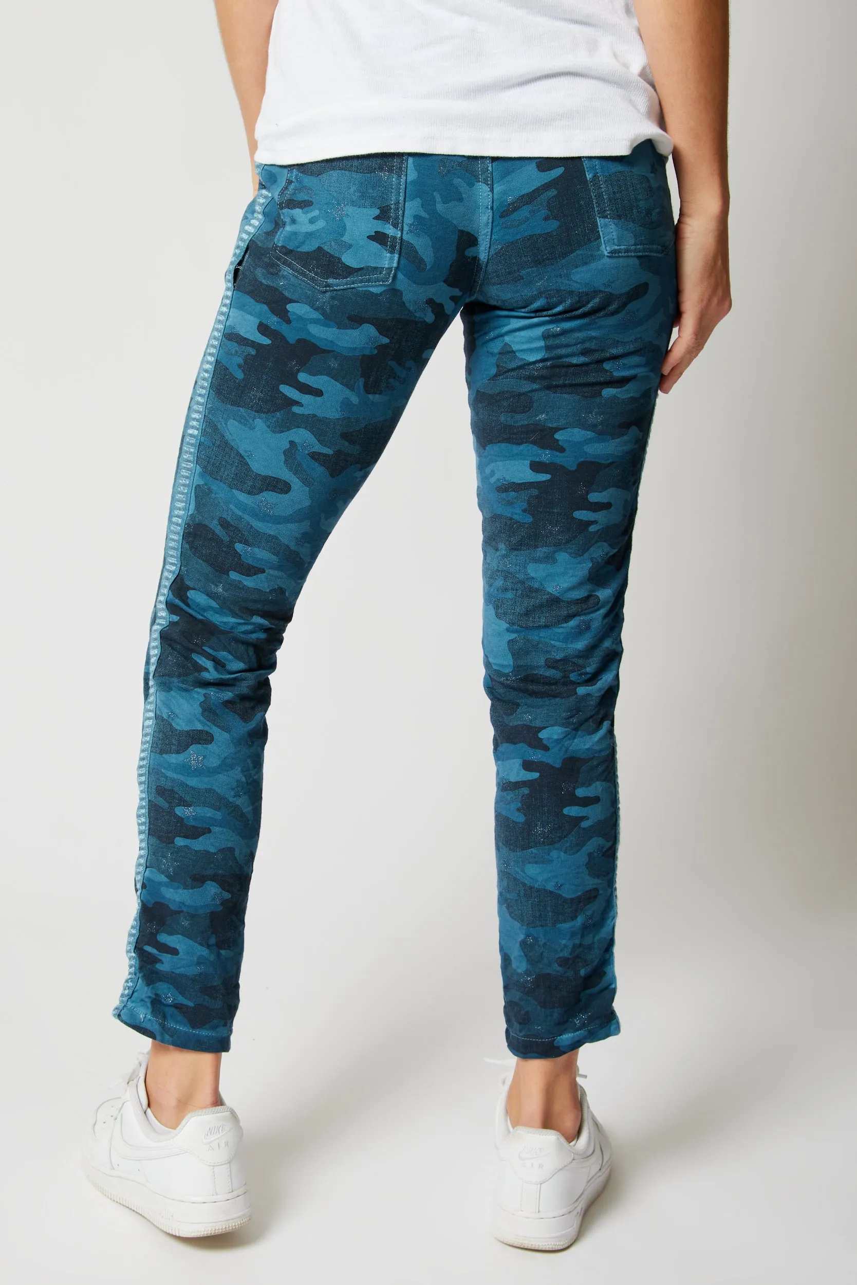 Soft Camo Pants with Mini Stars (10 Colors)