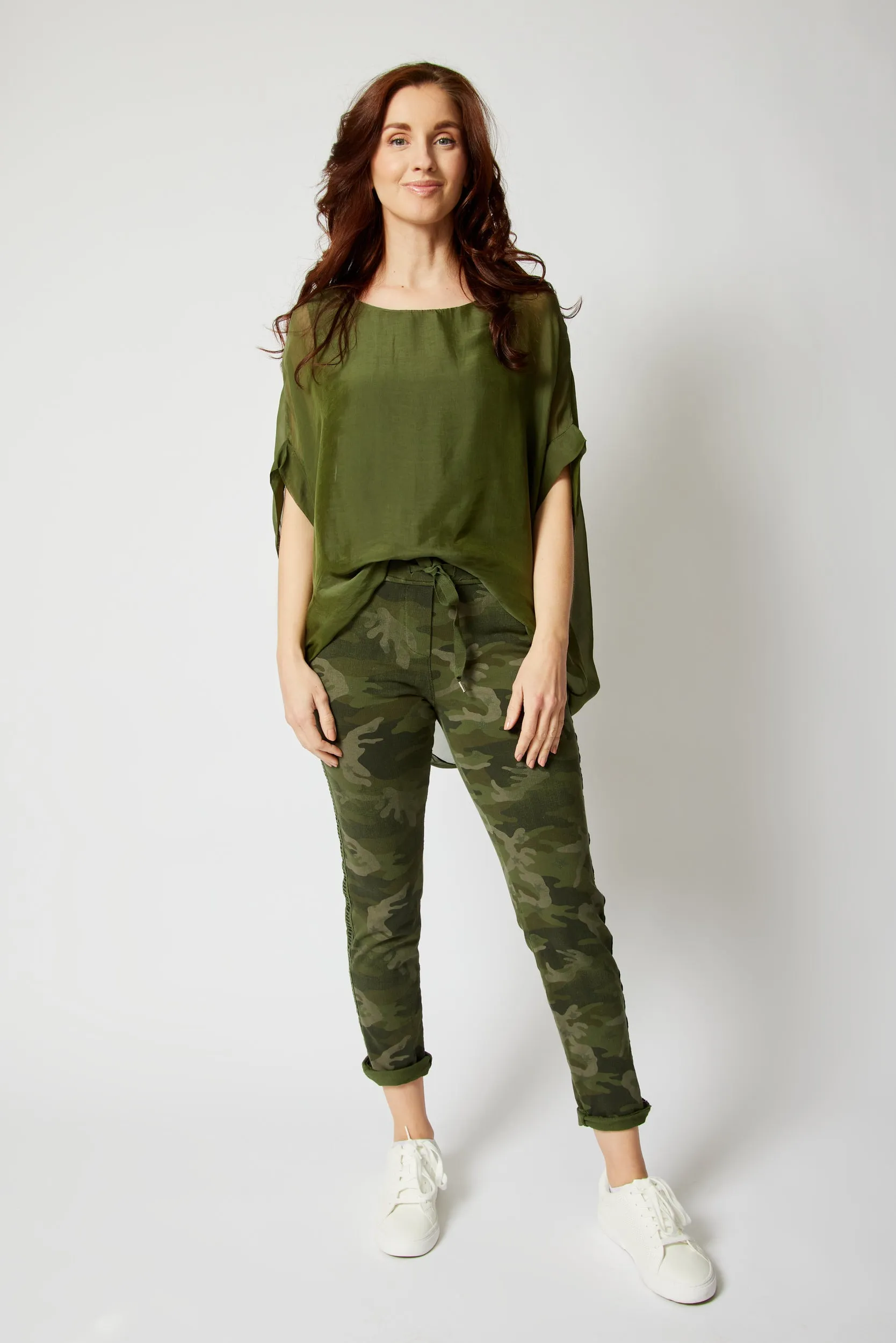 Soft Camo Pants with Mini Stars (10 Colors)