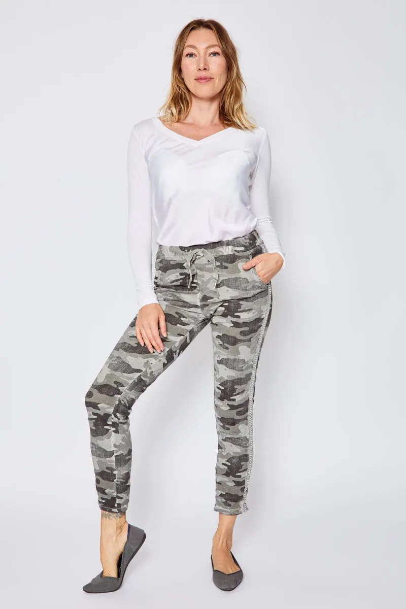 Soft Camo Pants with Mini Stars (10 Colors)