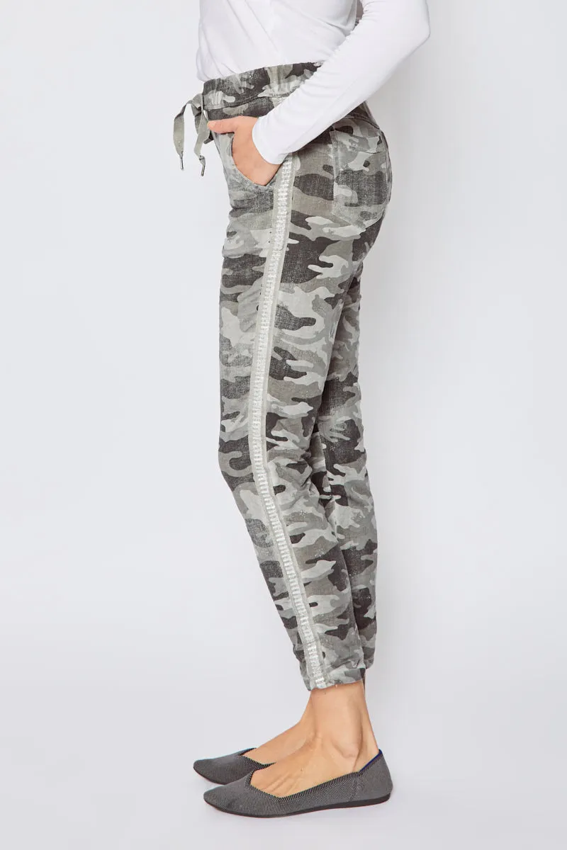 Soft Camo Pants with Mini Stars (10 Colors)