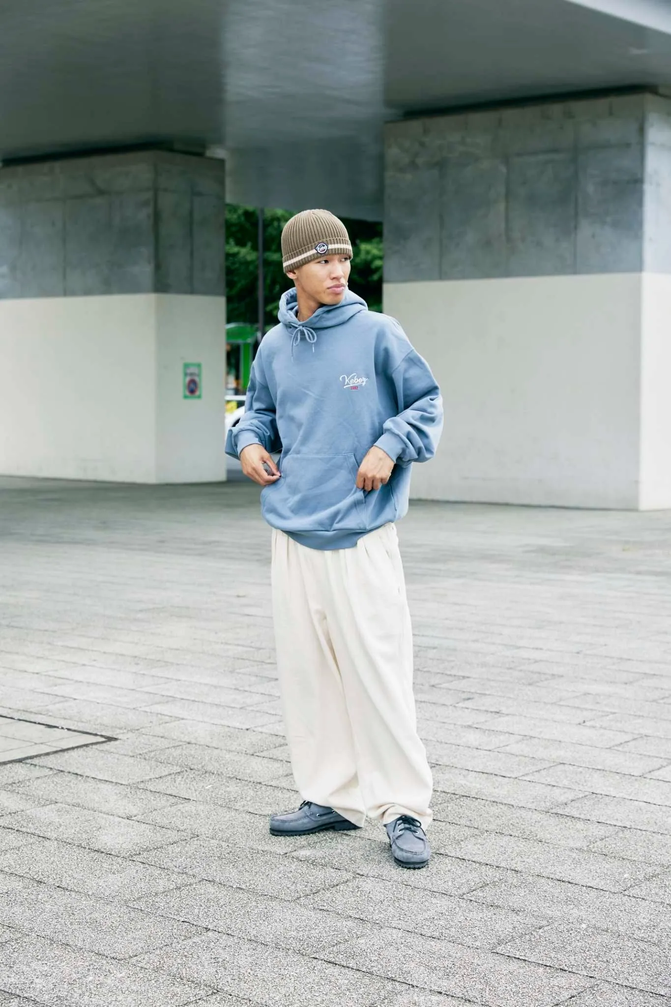SOFT DENIM EASY PANTS