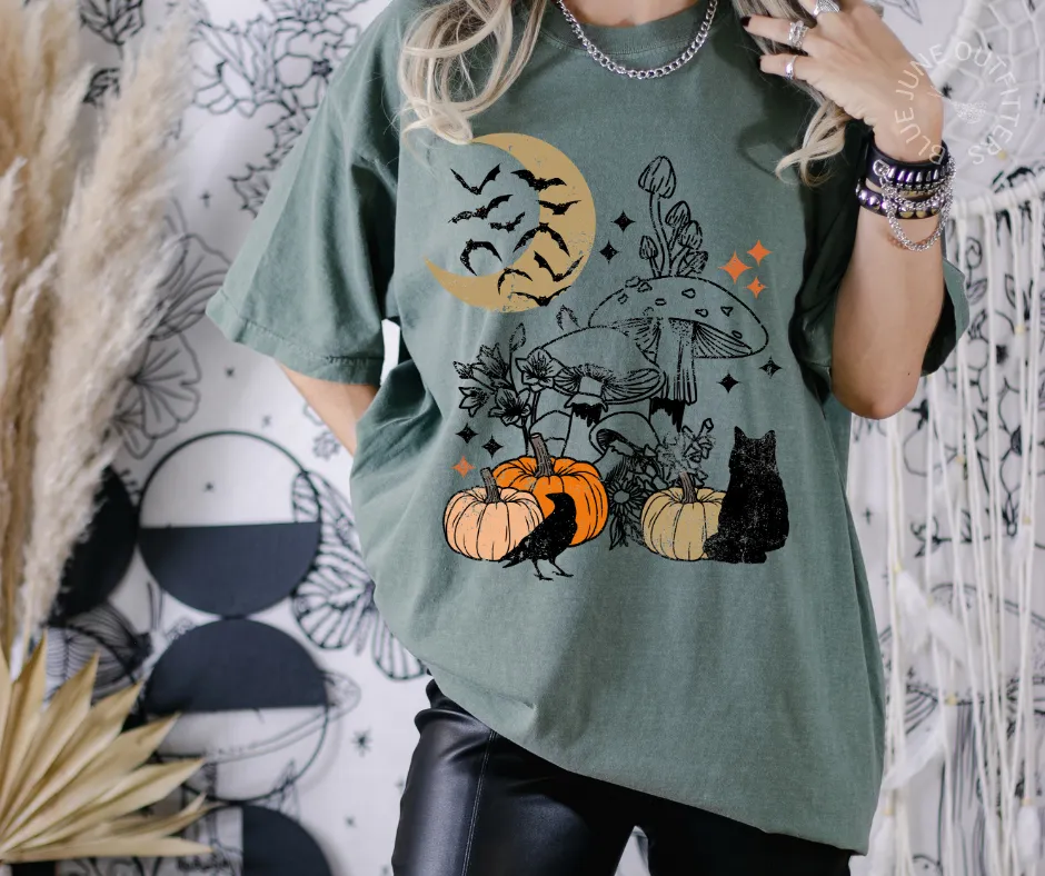 Spooky Witchy Things | Comfort Colors Halloween Tee