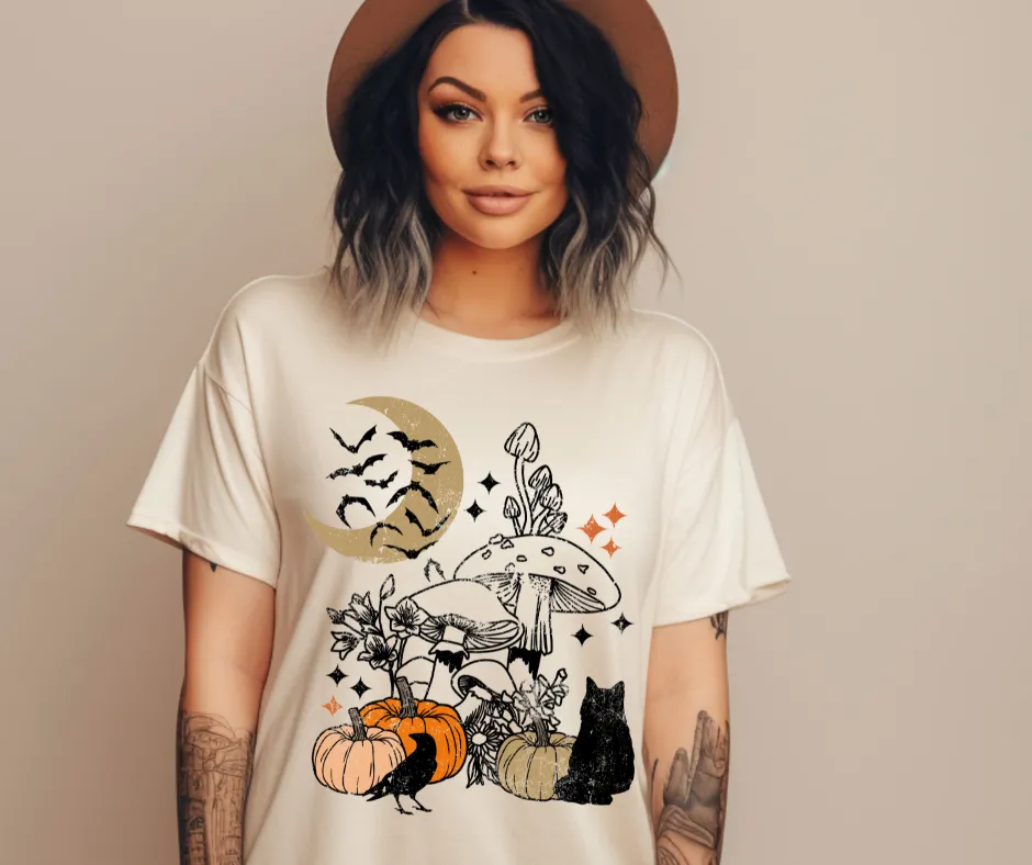 Spooky Witchy Things | Comfort Colors Halloween Tee