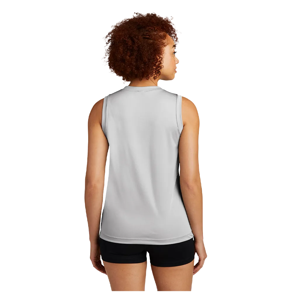SPORT-TEK Custom Ladies Sleeveless PosiCharge Competitor V-Neck Tee