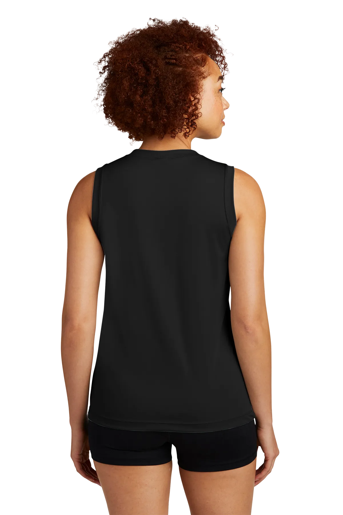 SPORT-TEK Custom Ladies Sleeveless PosiCharge Competitor V-Neck Tee