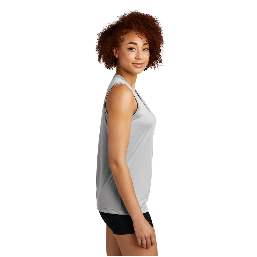 SPORT-TEK Custom Ladies Sleeveless PosiCharge Competitor V-Neck Tee