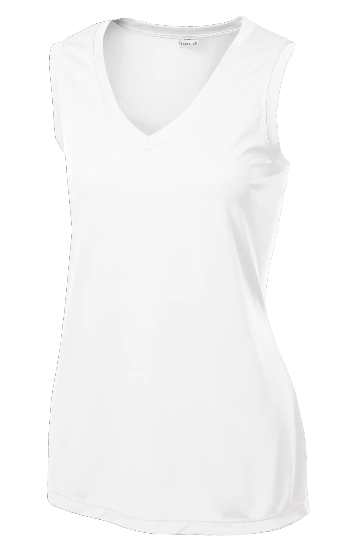 SPORT-TEK Custom Ladies Sleeveless PosiCharge Competitor V-Neck Tee