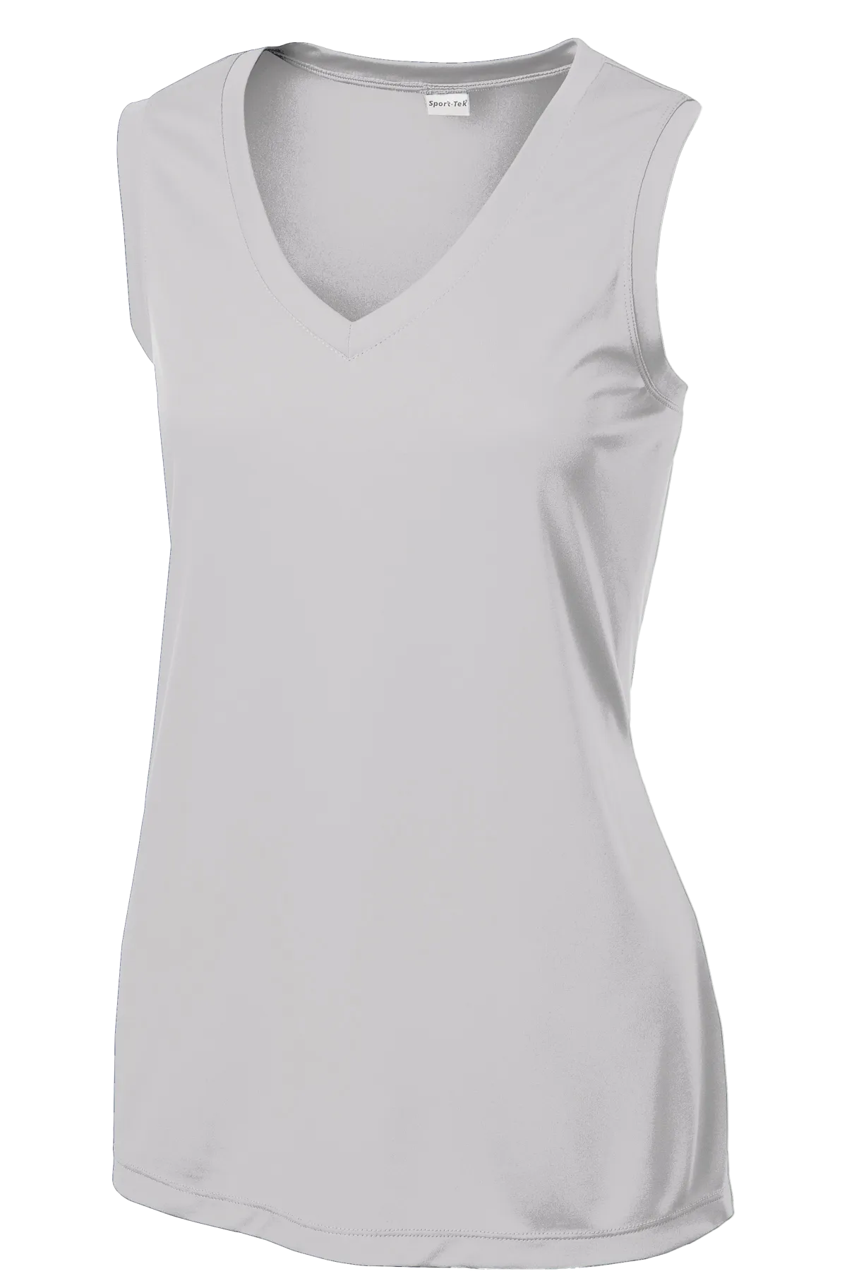 SPORT-TEK Custom Ladies Sleeveless PosiCharge Competitor V-Neck Tee