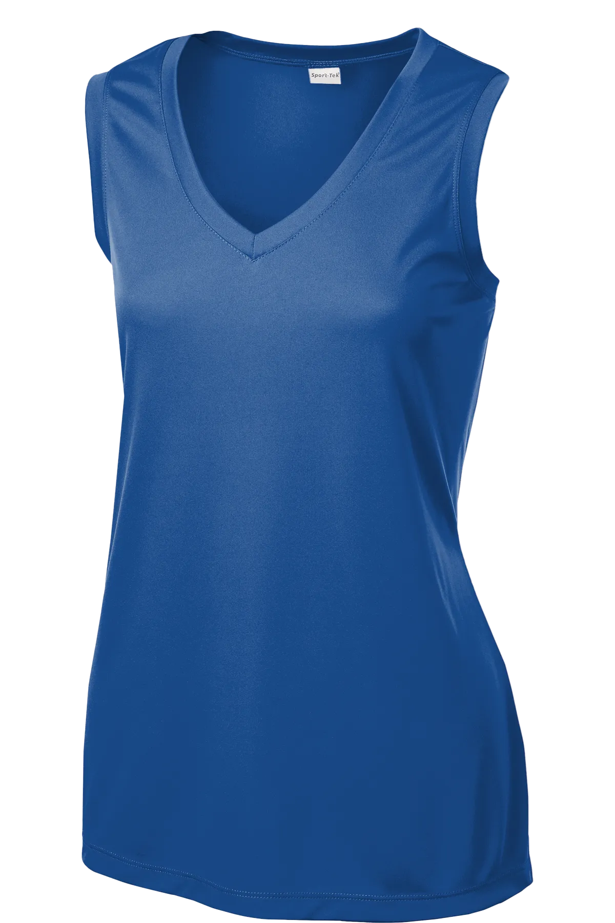 SPORT-TEK Custom Ladies Sleeveless PosiCharge Competitor V-Neck Tee