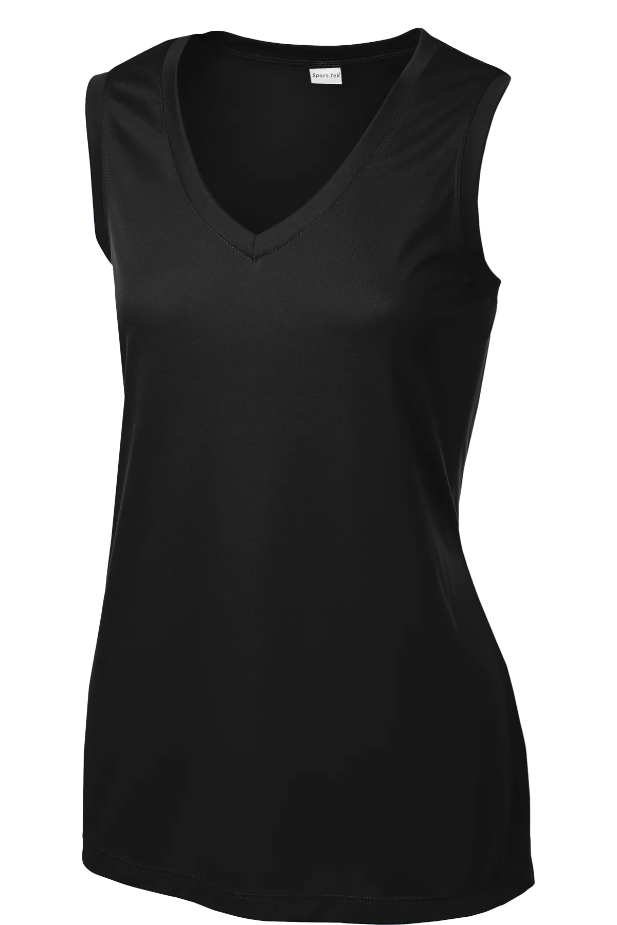 SPORT-TEK Custom Ladies Sleeveless PosiCharge Competitor V-Neck Tee