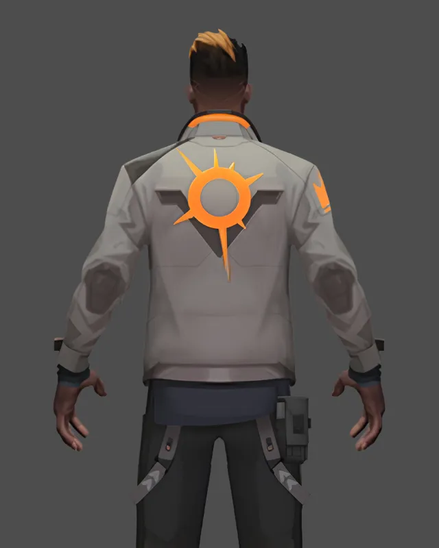 Valorant Phoenix Cosplay Leather Jacket