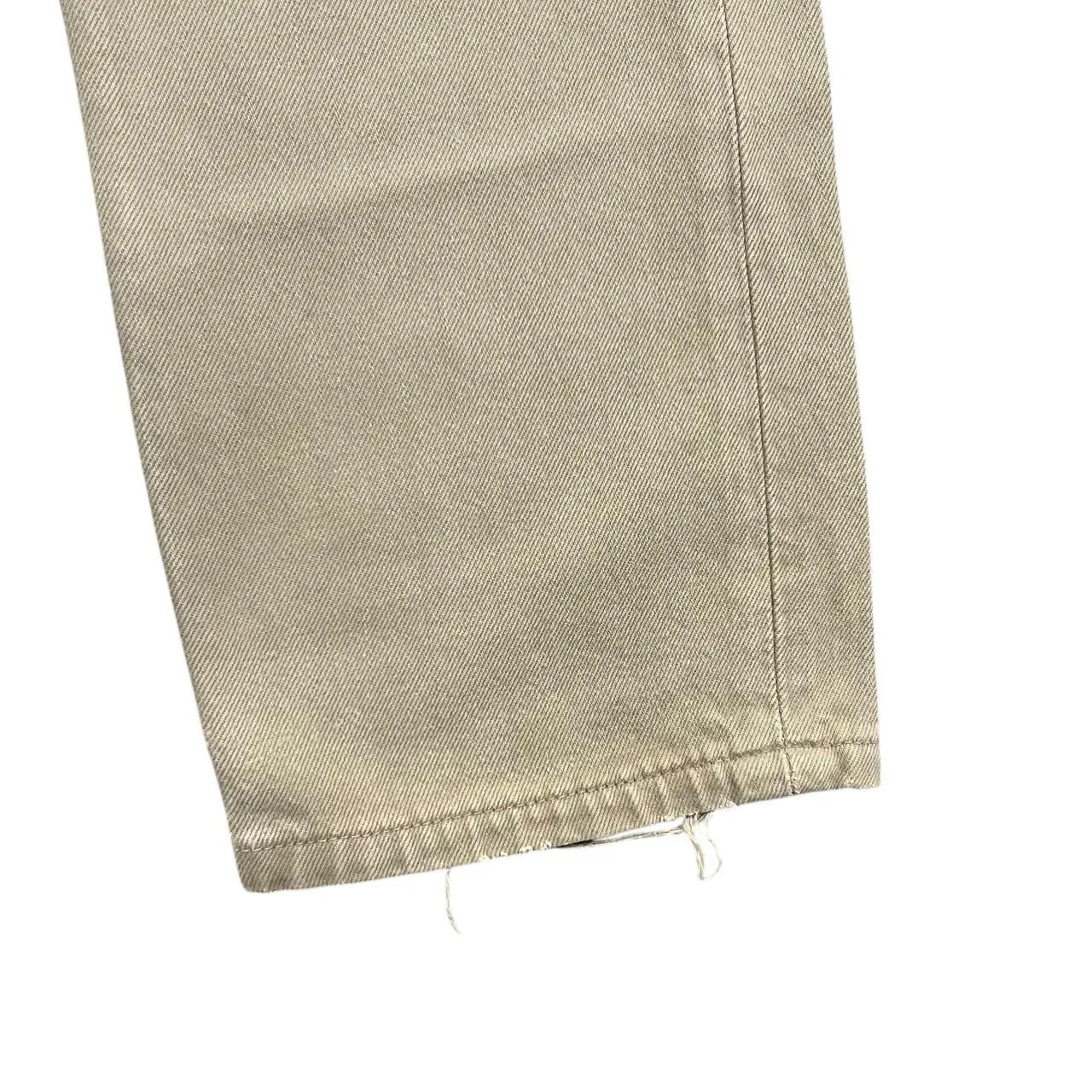 Vintage LEVI'S 501 Classic Beige Straight Leg Denim Jeans