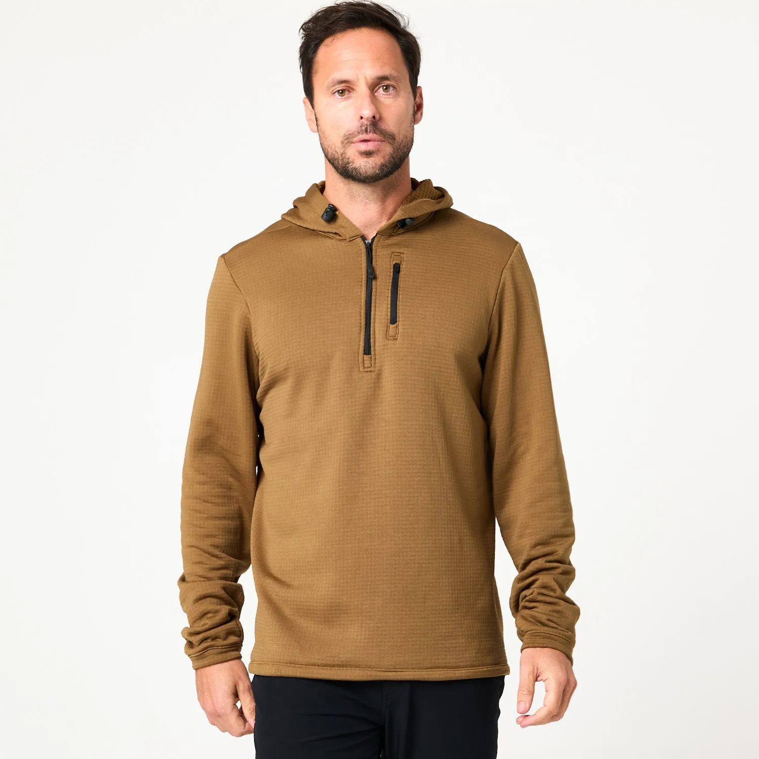 Waffle Hooded Shirt