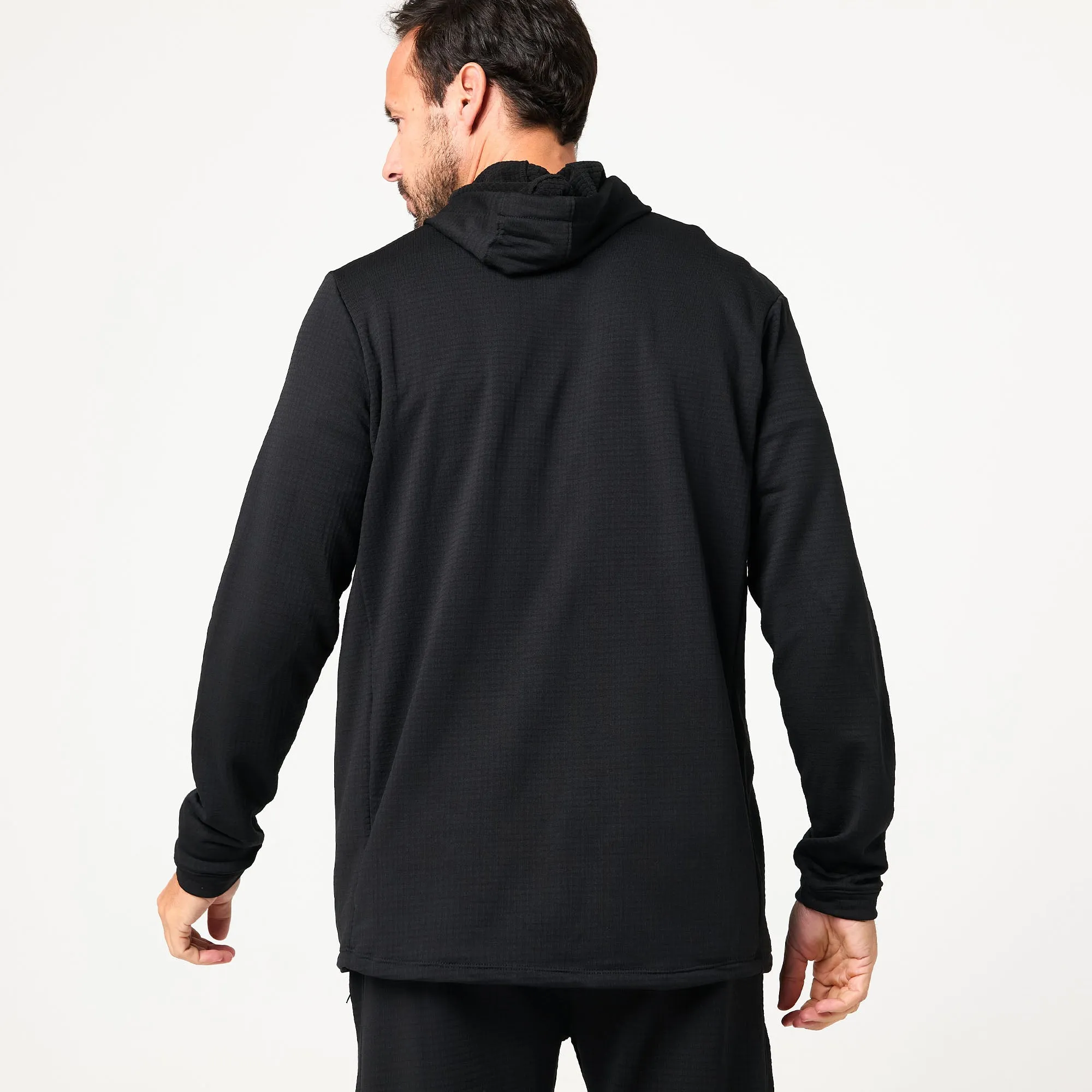 Waffle Hooded Shirt
