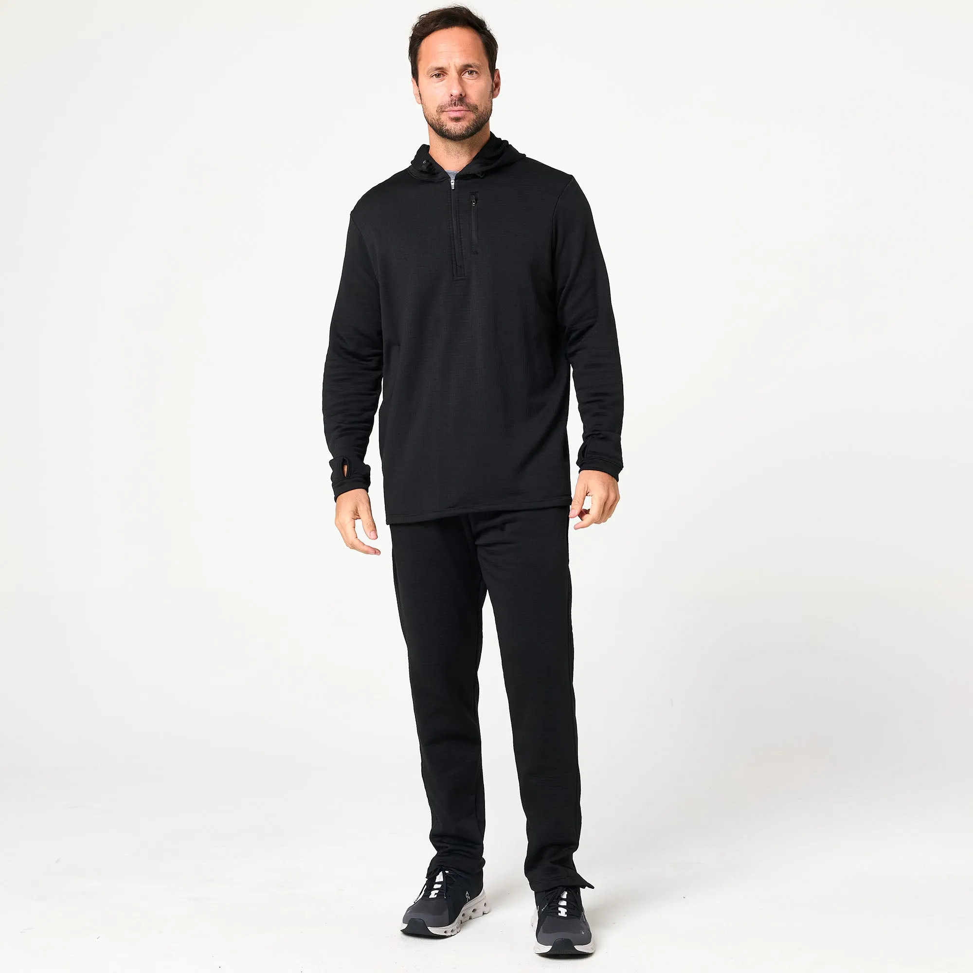 Waffle Hooded Shirt