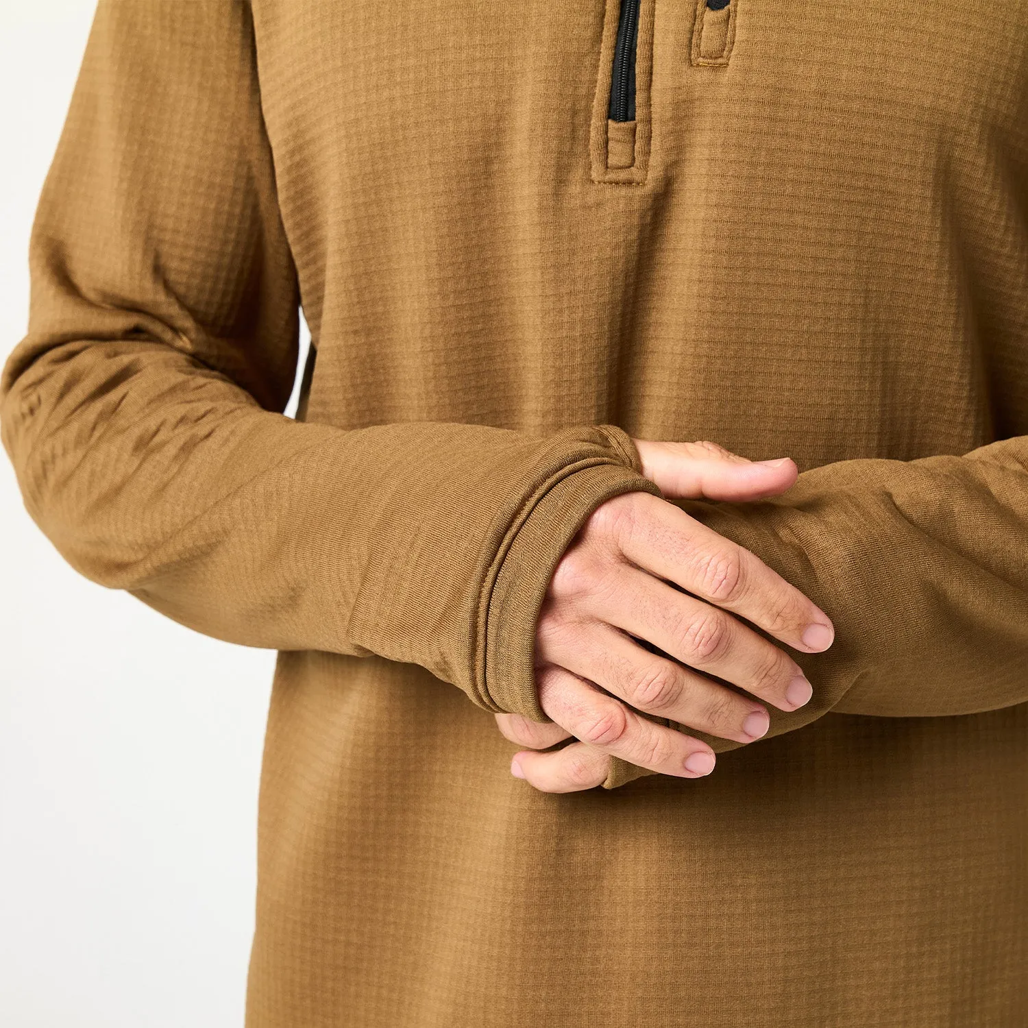 Waffle Hooded Shirt