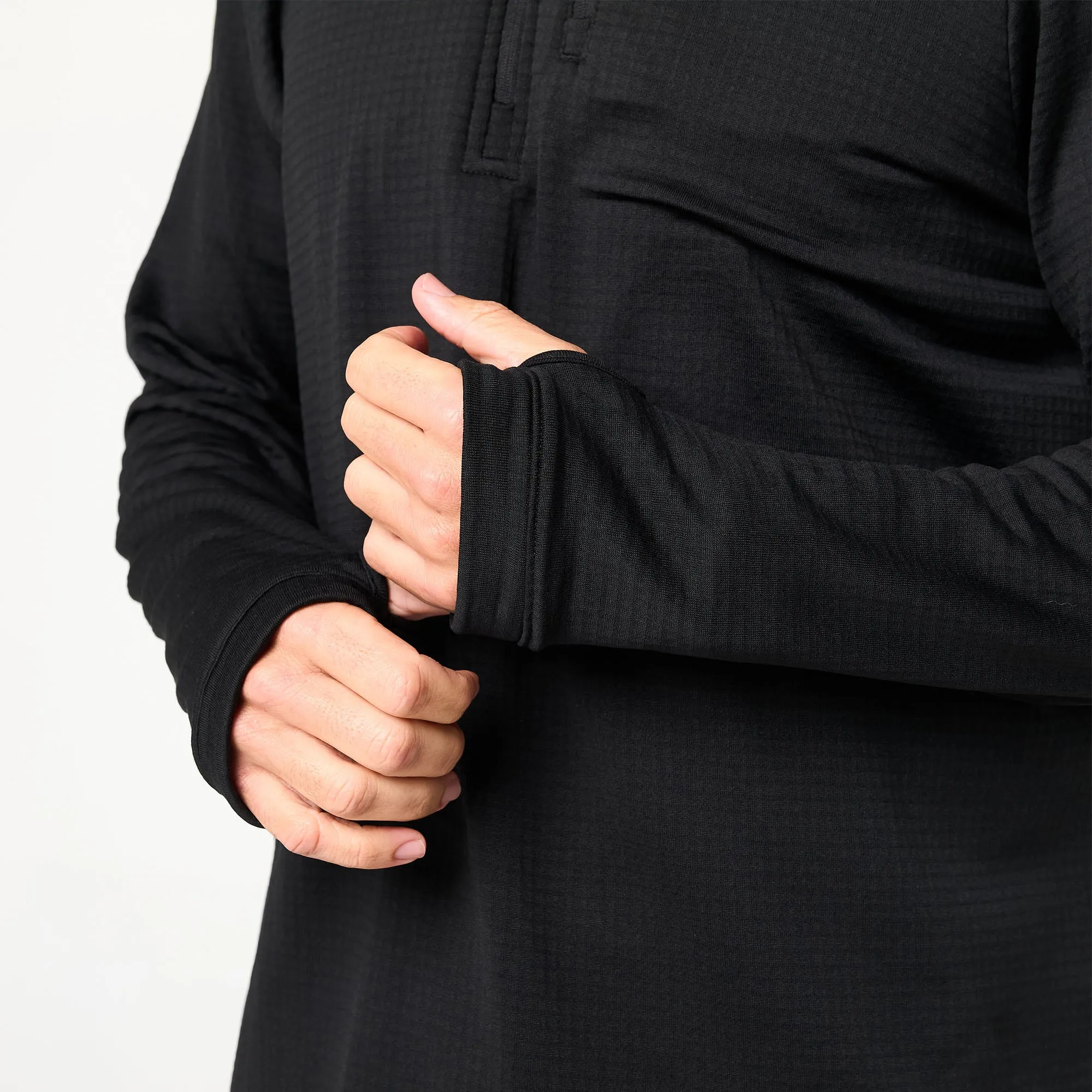 Waffle Hooded Shirt
