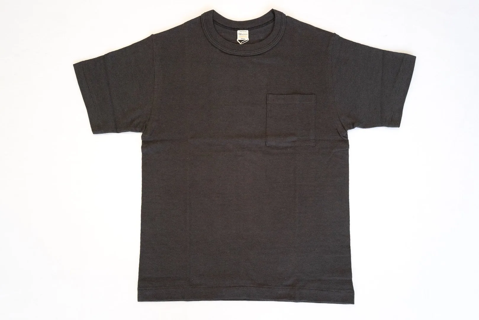 Warehouse 5.5oz "Bamboo Textured" Pocket Tee (Black)