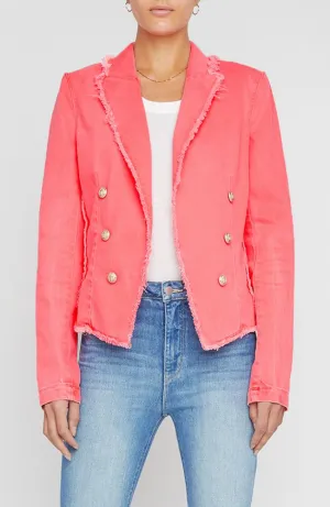 Wayne Crop Fray Jacket