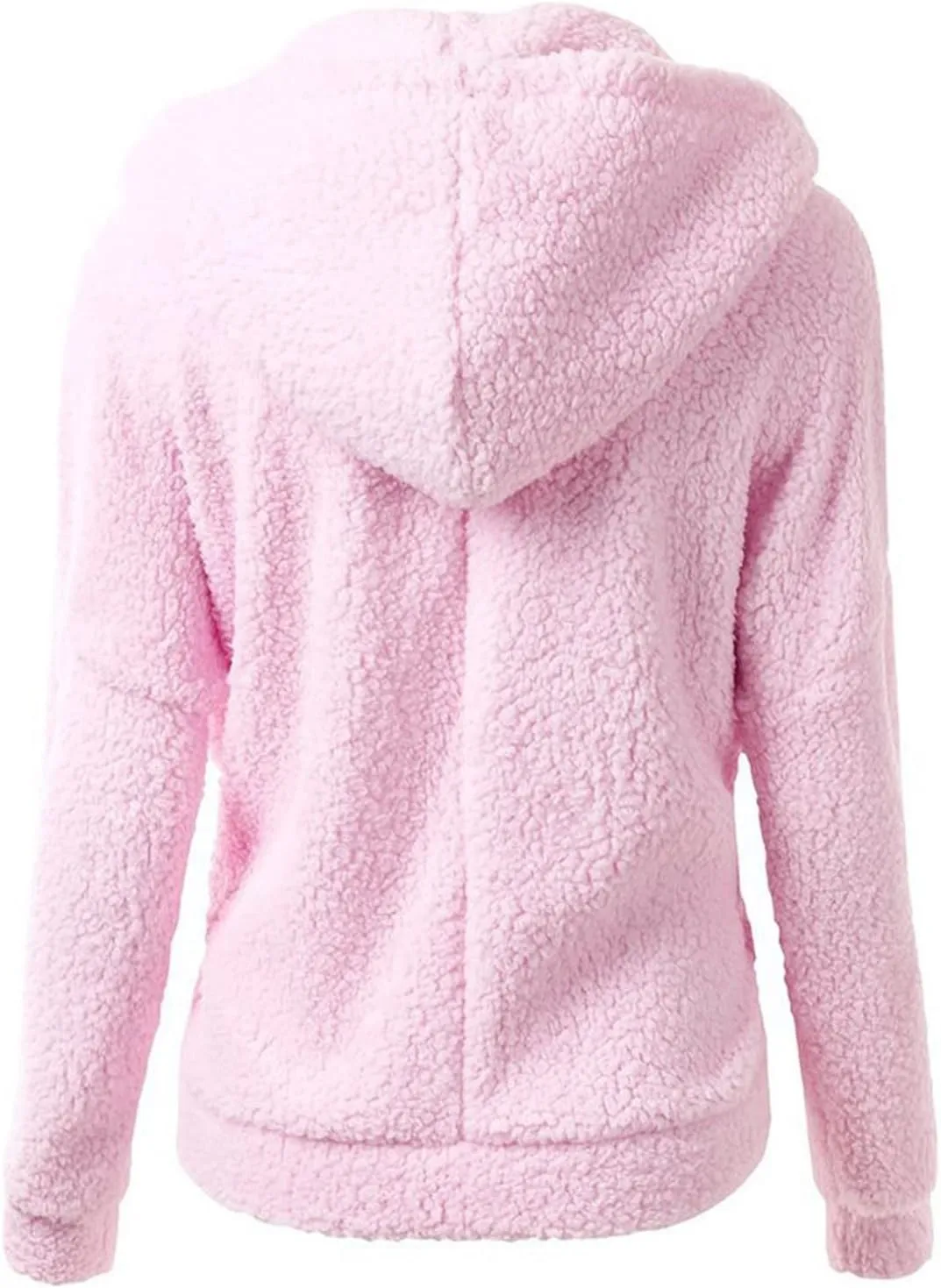 Womens Zip Up Hoodies Lightweight Fleece Lined Fall Winter Coats Comfy Warm Plus Size Sherpa Jackets with Pockets