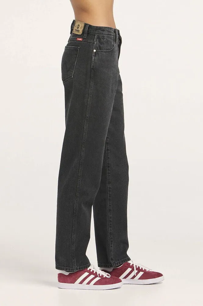 WRANGLER MID RISE VINTAGE STRAIGHT JEAN - BACKSTAGE BLACK